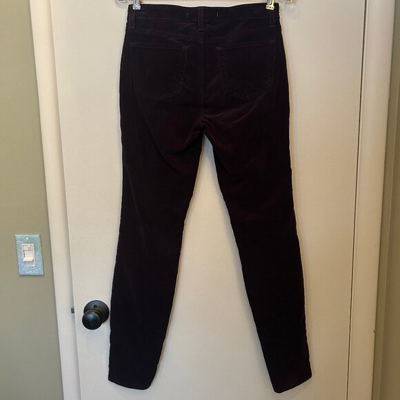 J Brand dark purple skinny corduroy pants sz 27 - Picture 8 of 12